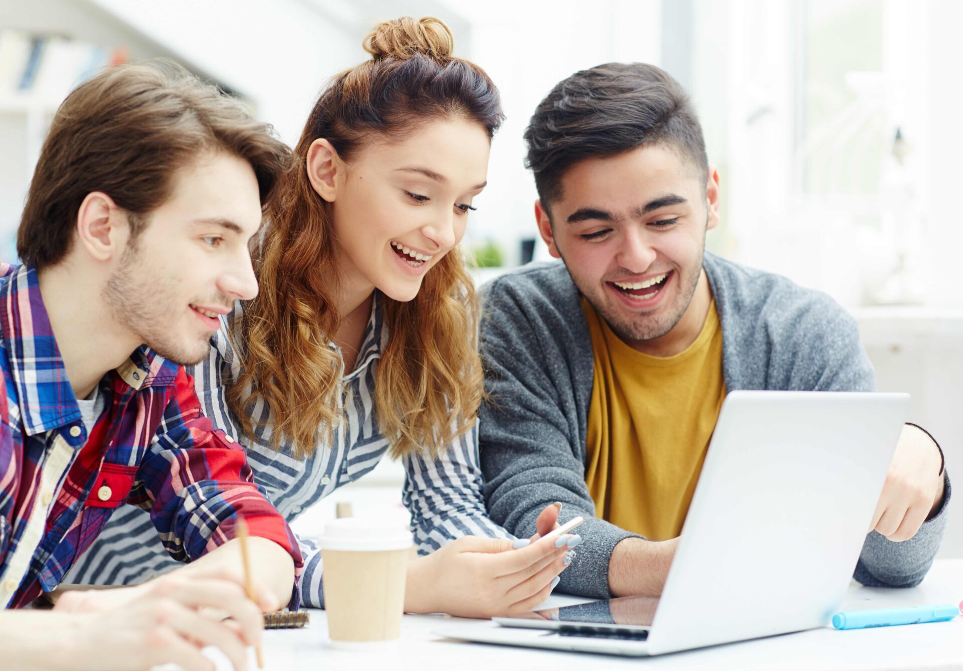 Students Studying Together